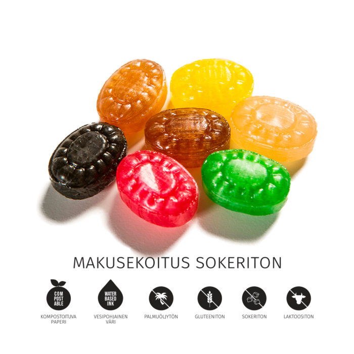 Makusekoitus sokeriton