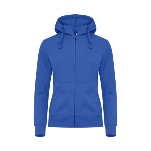 Clique Basic Hoody full zip naisten sininen