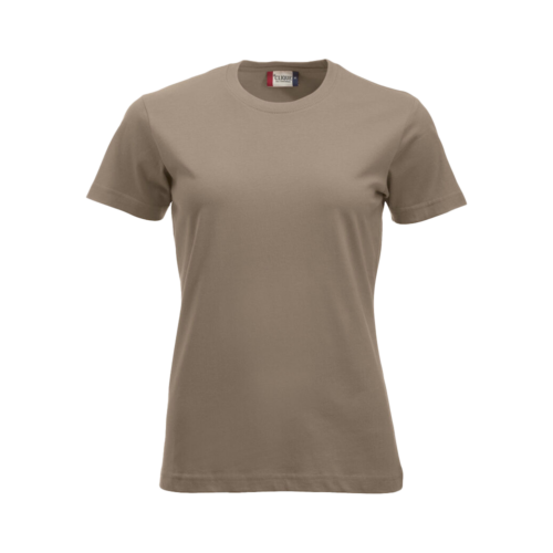 Clique New Classic-T naisten t-paita vaaleanruskea