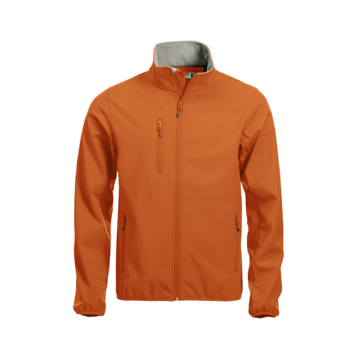 Clique Basic Softshell miesten takki tumma oranssi