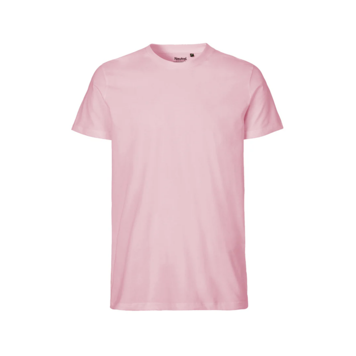 Neutral - Miesten Fit t-paita vaaleanpunainen