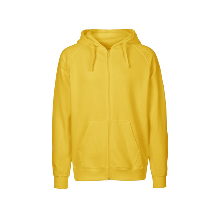 Neutral – Miesten Zip Hoodie keltainen