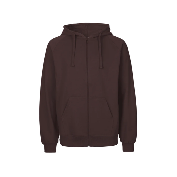 Neutral – Miesten Zip Hoodie ruskea