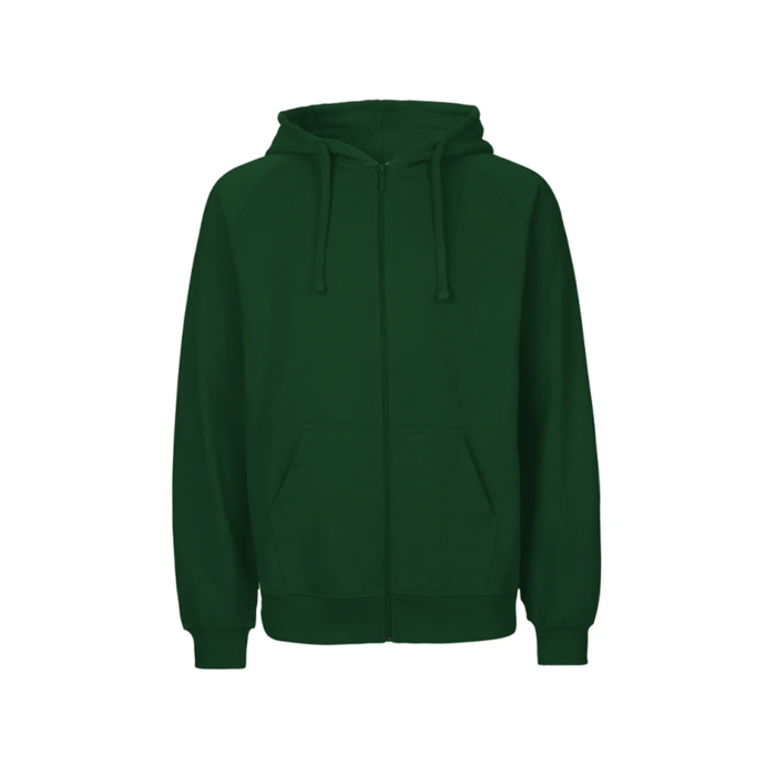 Neutral – Miesten Zip Hoodie tummanvihreä