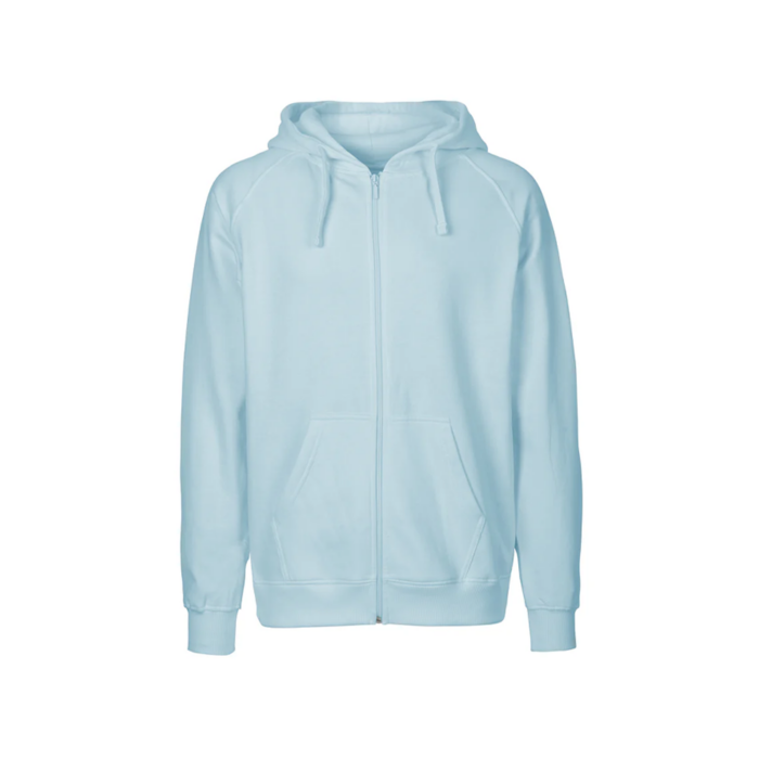 Neutral – Miesten Zip Hoodie vaaleansininen