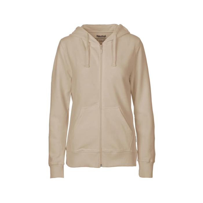 Neutral – Naisten Zip Hoodie hiekka