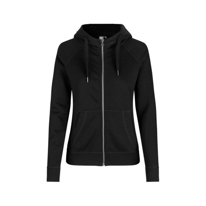 ID Core Full Zip Hoodie naisten huppari musta