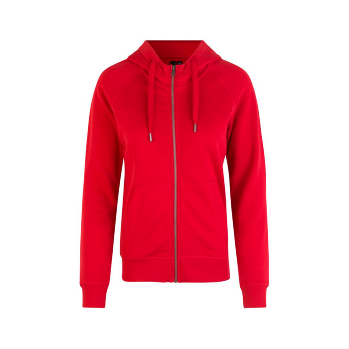 ID Core Full Zip Hoodie naisten huppari punainen