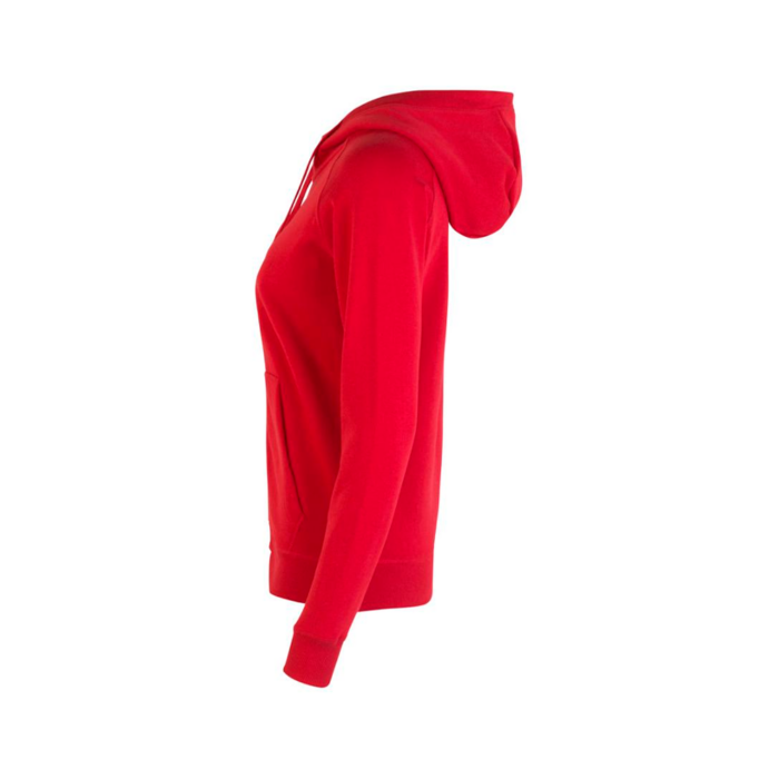 ID Core Full Zip Hoodie naisten huppari punainen sivusta