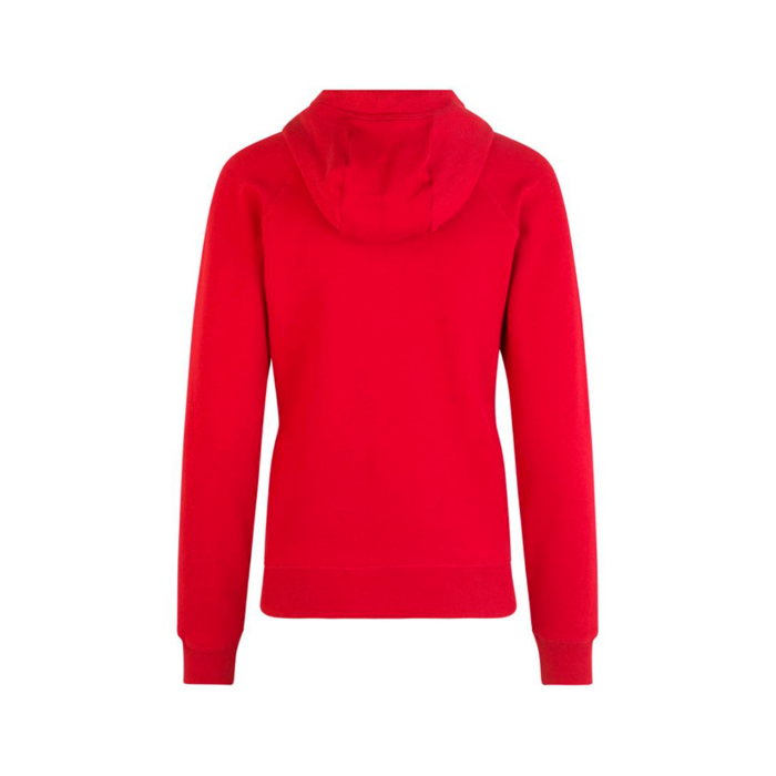 ID Core Full Zip Hoodie naisten huppari punainen takaa