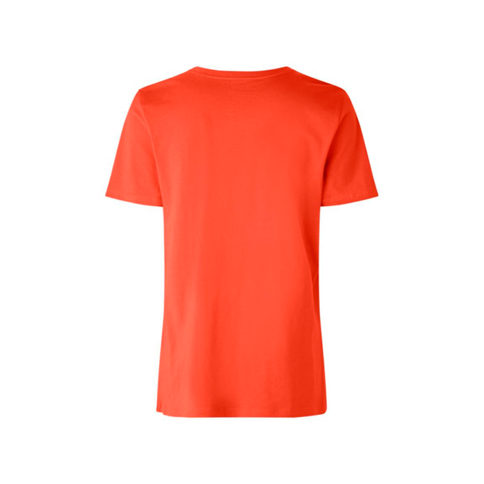 ID Organic naisten t-paita oranssi takaa