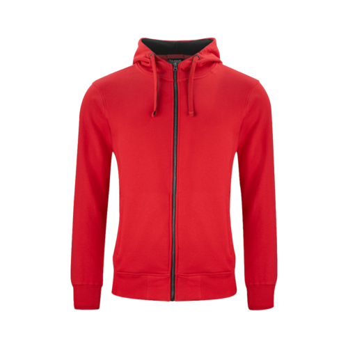 Clique Classic Hoody Full Zip miesten hupparitakki punainen