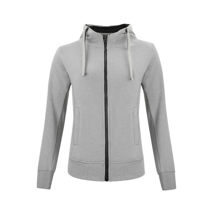 Clique Classic Hoody Full Zip naisten hupparitakki meleerattu harmaa