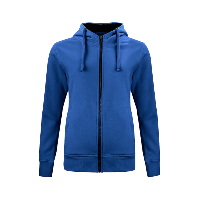 Clique Classic Hoody Full Zip naisten hupparitakki sininen