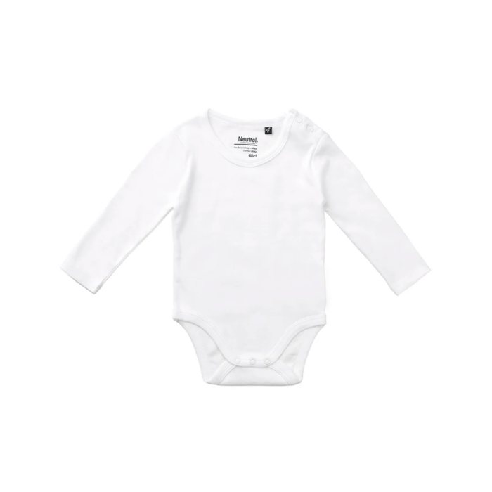 Neutral – babies body sleeve valkoinen