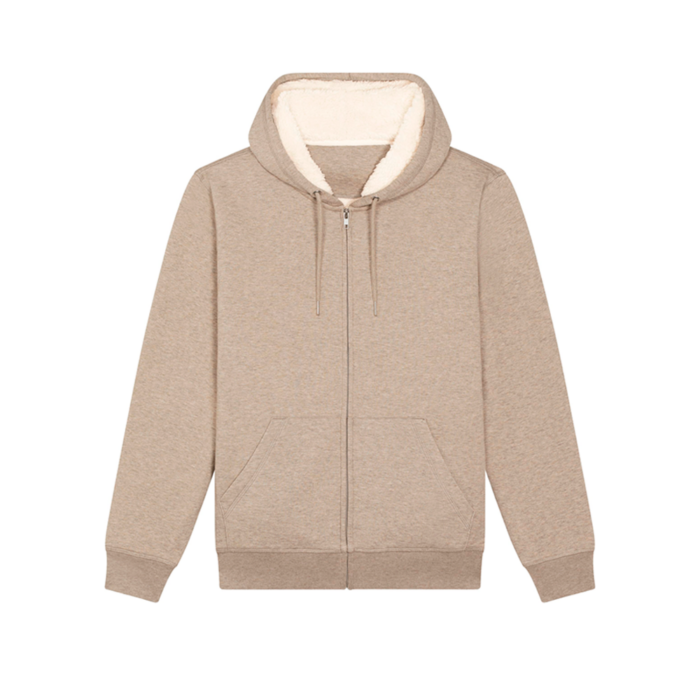 Stanley/Stella Hygger Sherpa unisex huppari hiekka