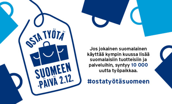 Osta työtä Suomeen päivä 2.12.2022