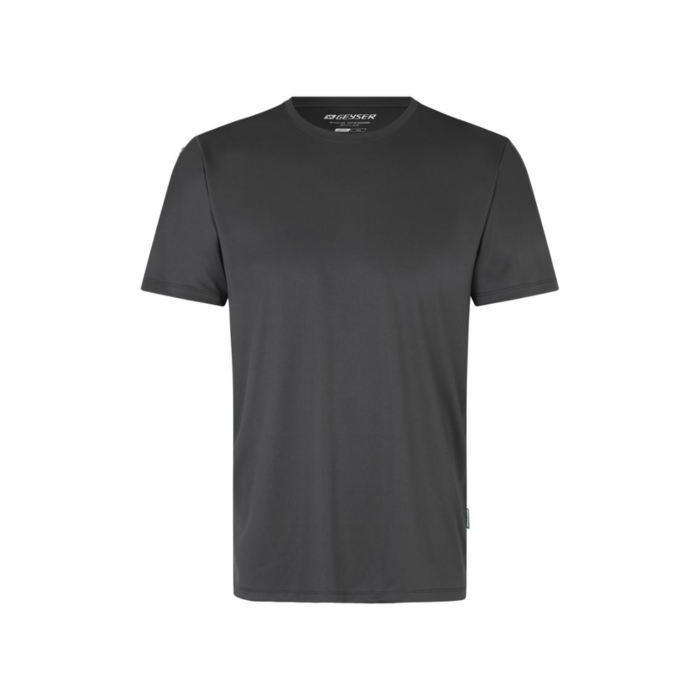ID Geyser Essential miesten tekninen t-paita hopeanharmaa