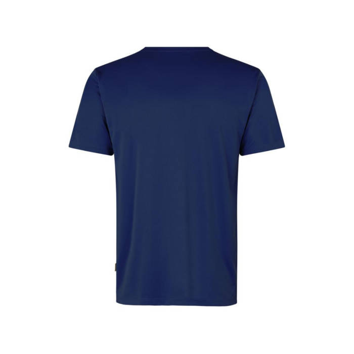 ID Geyser Essential miesten tekninen t-paita navy takaa