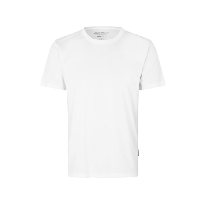 ID Geyser Essential miesten tekninen t-paita valkoinen