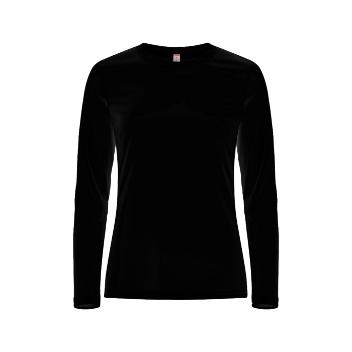 Clique Basic Active-T L/S naisten pitkähihainen t-paita musta