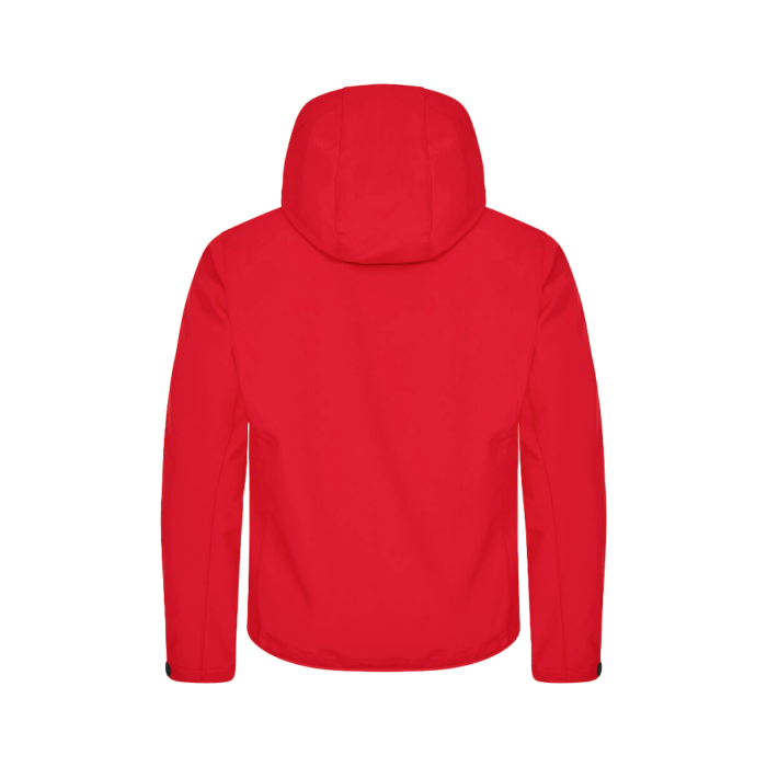 Clique Classic Softshell miesten takki punainen selkä