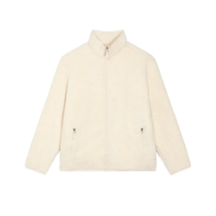 Stanley/Stella Outsider unisex sherpa takki luonnonvalkoinen