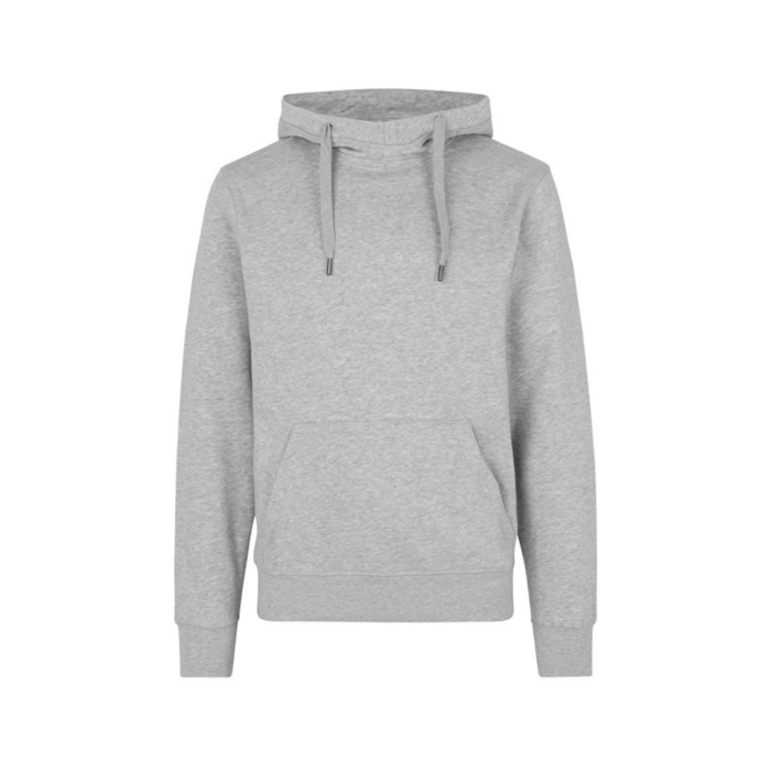 ID Core Hoodie miesten huppari meleerattu harmaa