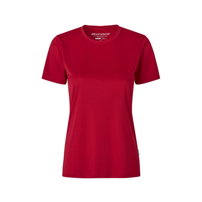 ID Geyser Essential naisten tekninen t-paita punainen