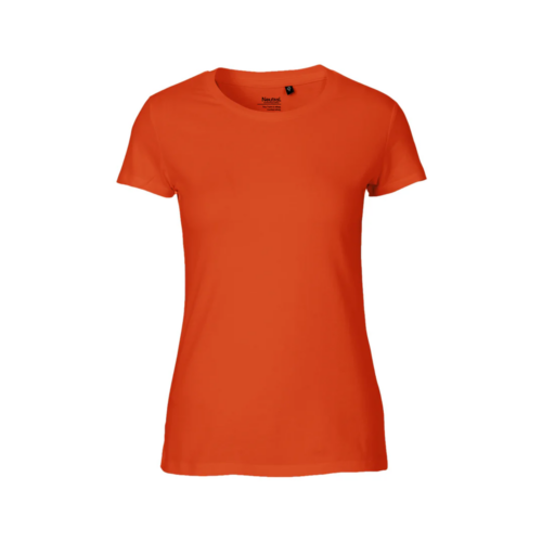 Neutral – Naisten Fit t-paita tumma oranssi