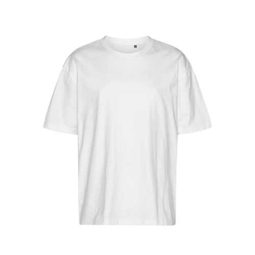 Neutral – Tiger Cotton® oversize unisex T-paita valkoinen