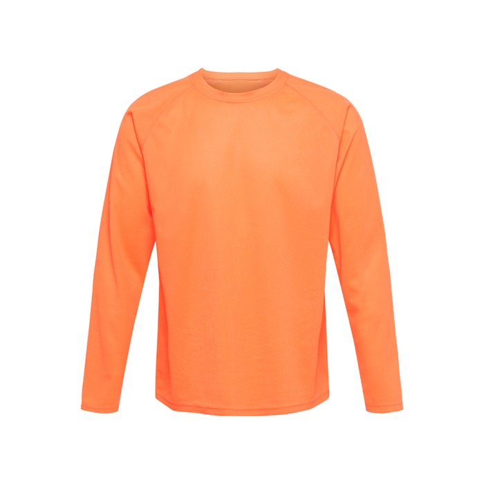 LabelFree ST450 Go Sport LS unisex pitkähihainen t-paita huomioväri oranssi