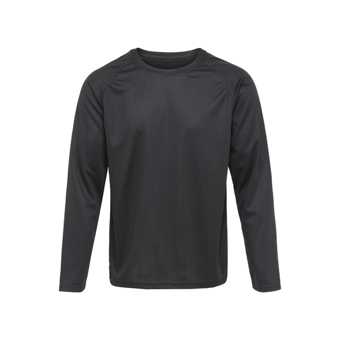 LabelFree ST450 Go Sport LS unisex pitkähihainen t-paita musta