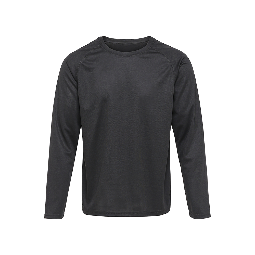 LabelFree ST450 Go Sport LS unisex pitkähihainen t-paita musta