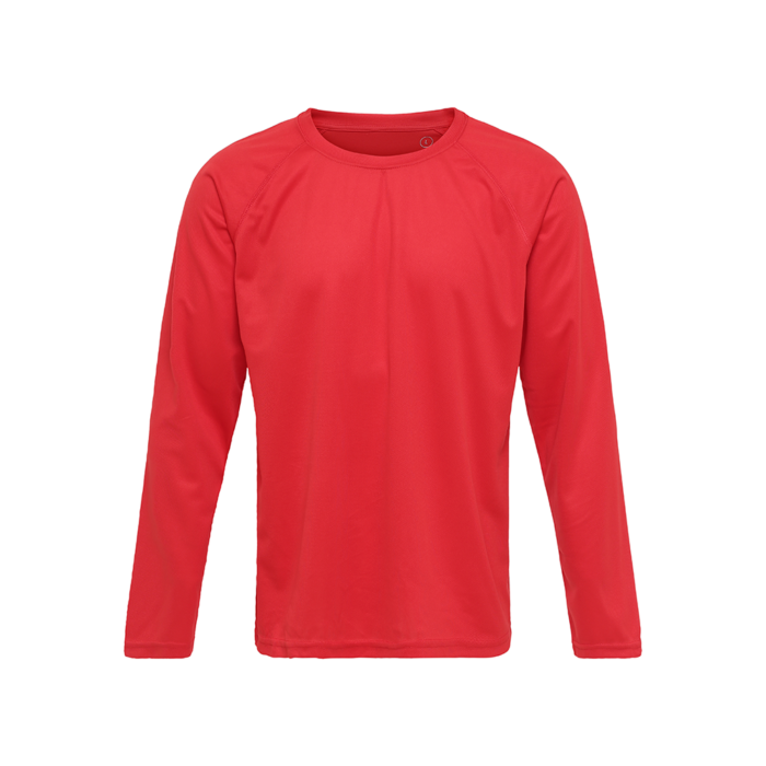 LabelFree ST450 Go Sport LS unisex pitkähihainen t-paita punainen