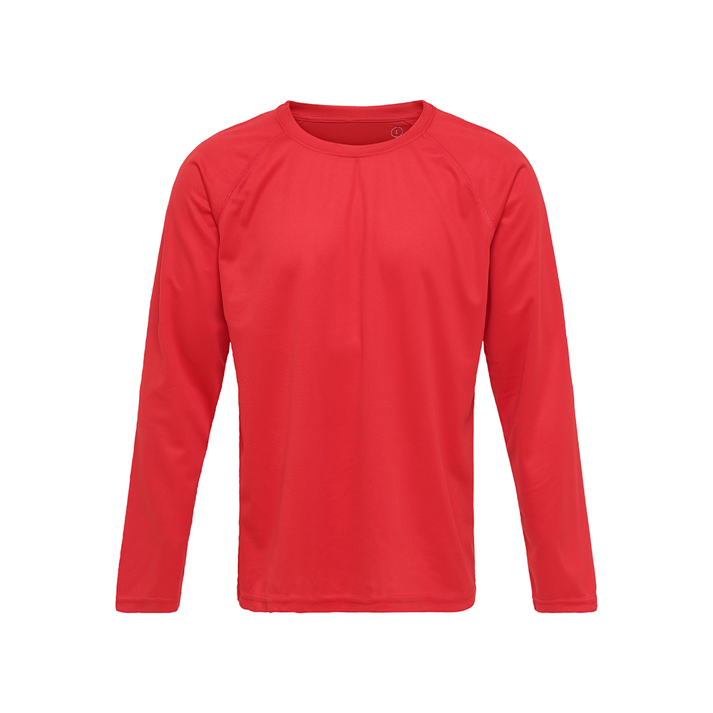 LabelFree ST450 Go Sport LS unisex pitkähihainen t-paita punainen