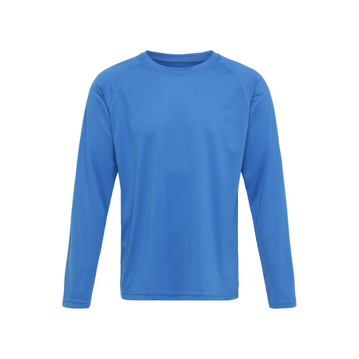 LabelFree ST450 Go Sport LS unisex pitkähihainen t-paita royal sininen