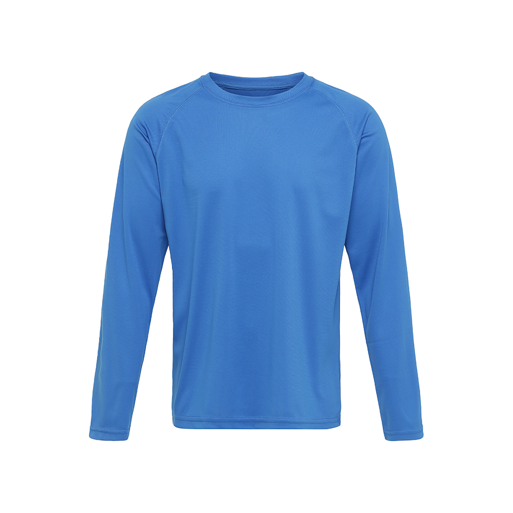 LabelFree ST450 Go Sport LS unisex pitkähihainen t-paita royal sininen