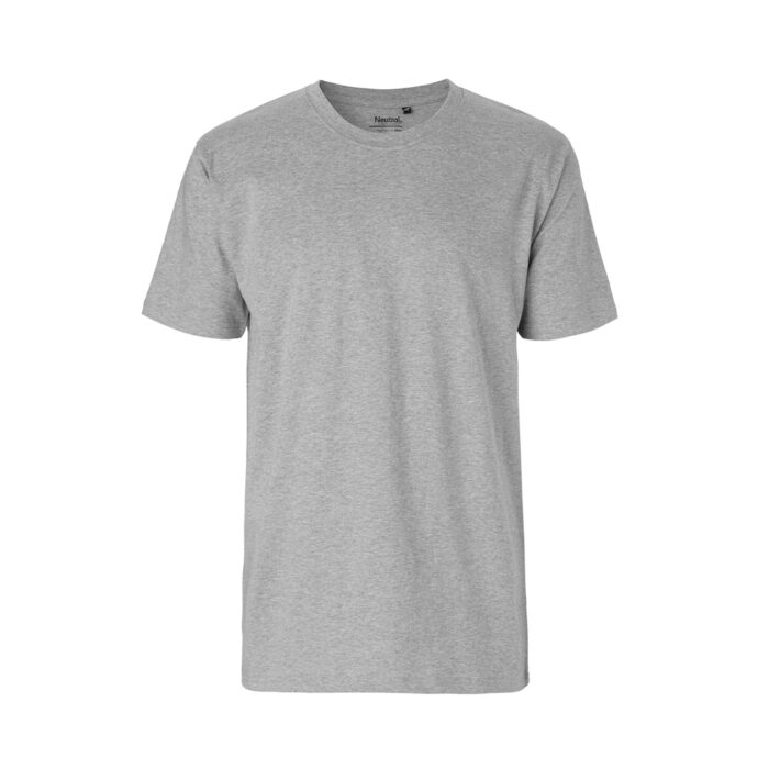 Neutral Classic unisex/miesten t-paita meleerattu vaaleanharmaa