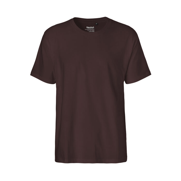 Neutral Classic unisex/miesten t-paita tummanruskea