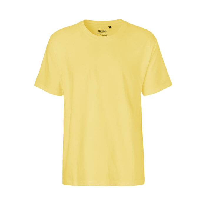 Neutral Classic unisex/miesten t-paita vaaleankeltainen