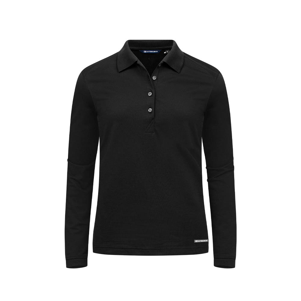 Advantage Polo Long Sleeve naisten musta