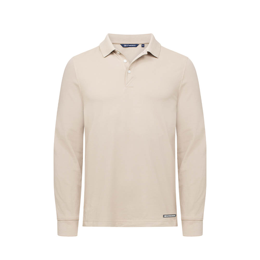 Advantage Polo Long Sleeve miesten beige