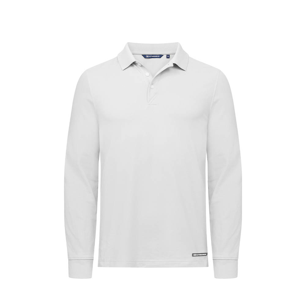 Advantage Polo Long Sleeve miesten valkoinen